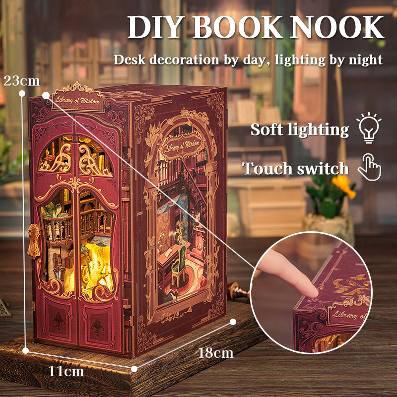 Book Nooks DIY 3D Wooden Puzzle (Best Seller)