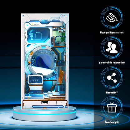 Alien Space Station DIY Book Nook Kit - DIYative™