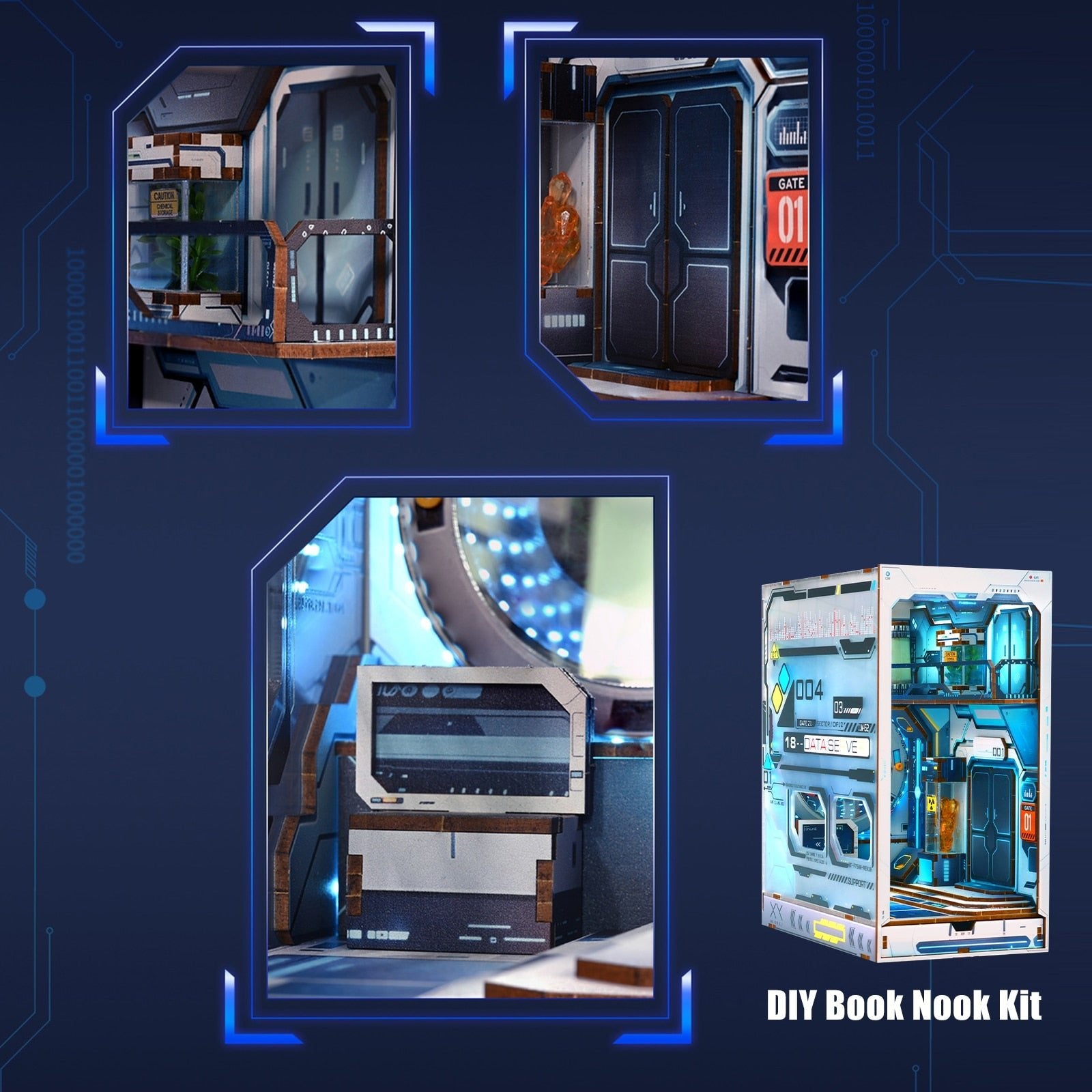 Alien Space Station DIY Book Nook Kit - DIYative™