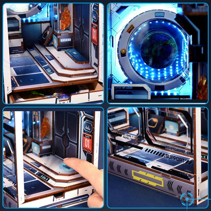 Alien Space Station DIY Book Nook Kit - DIYative™