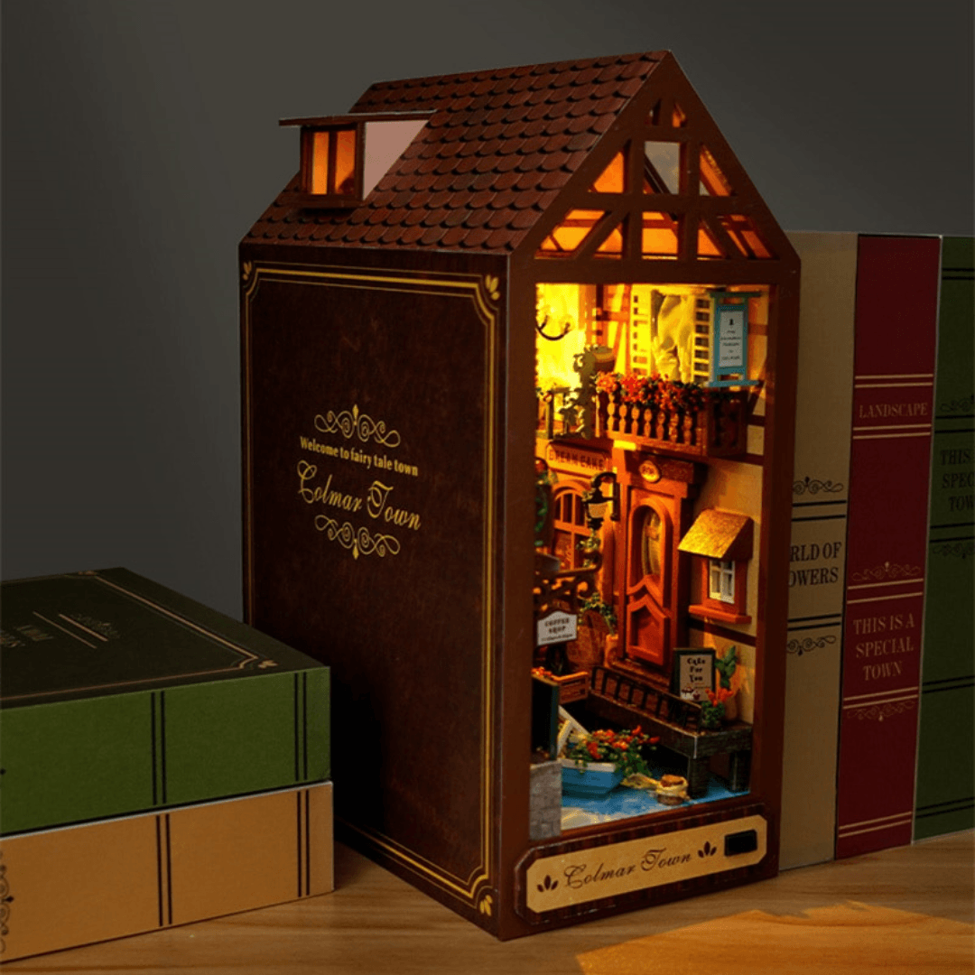 Book Nooks DIY 3D Wooden Puzzle - DIYative™