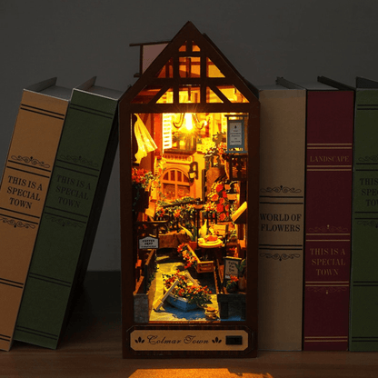 Book Nooks DIY 3D Wooden Puzzle - DIYative™