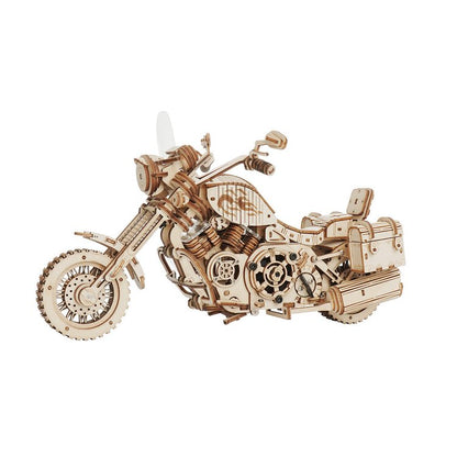 Cruiser Motorcycle Mechanical Gear 3D Wooden Puzzle - DIYative™
