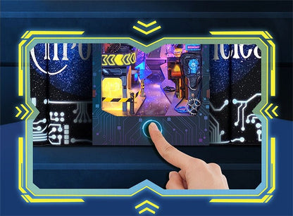 Cyberpunk City DIY Book Nook Kit - DIYative™