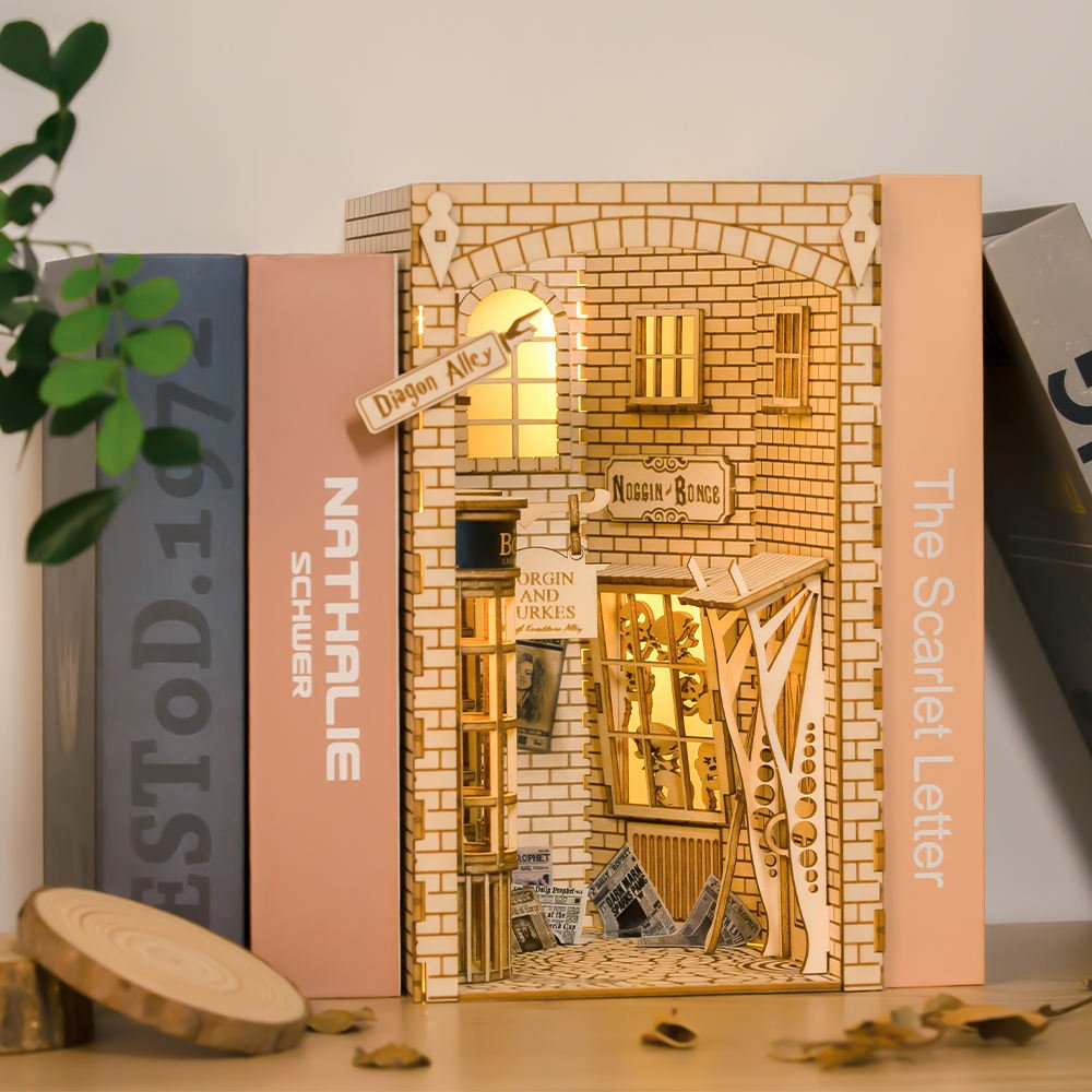 Diagon Alley V2 DIY Book Nook DIYative