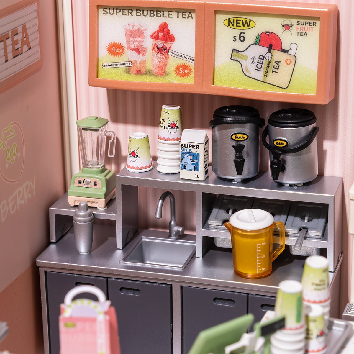 Double Joy Bubble Tea Super Creator DIY Miniature Set - DIYative™