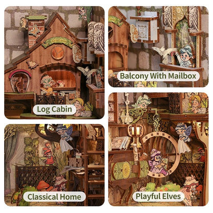 Elven Paradise DIY Book Nook Kit - DIYative™