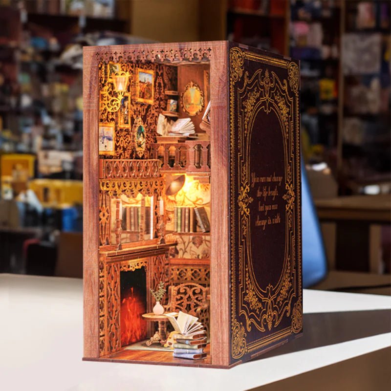  Cutefun Eternal Bookstore，DIY Book Nook Kits for