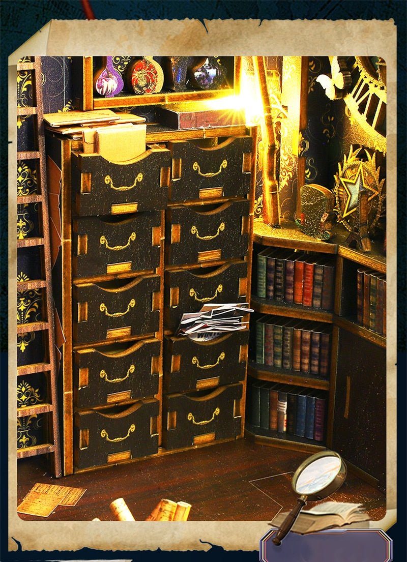 Famous Detective Agency Book Nook Kit - DIYative™