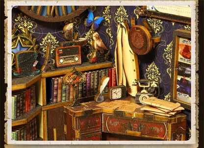 Famous Detective Agency Book Nook Kit - DIYative™