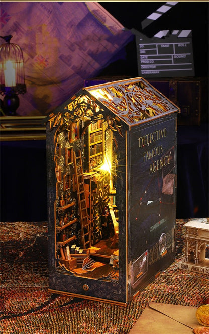 Famous Detective Agency Book Nook Kit - DIYative™