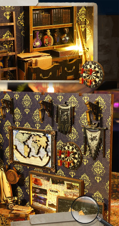 Famous Detective Agency Book Nook Kit - DIYative™