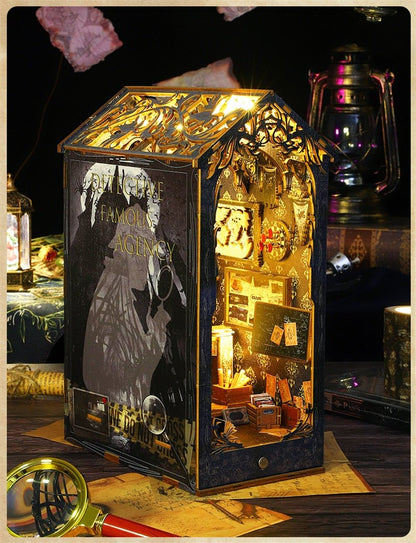 Famous Detective Agency Book Nook Kit - DIYative™