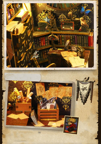 Famous Detective Agency Book Nook Kit - DIYative™