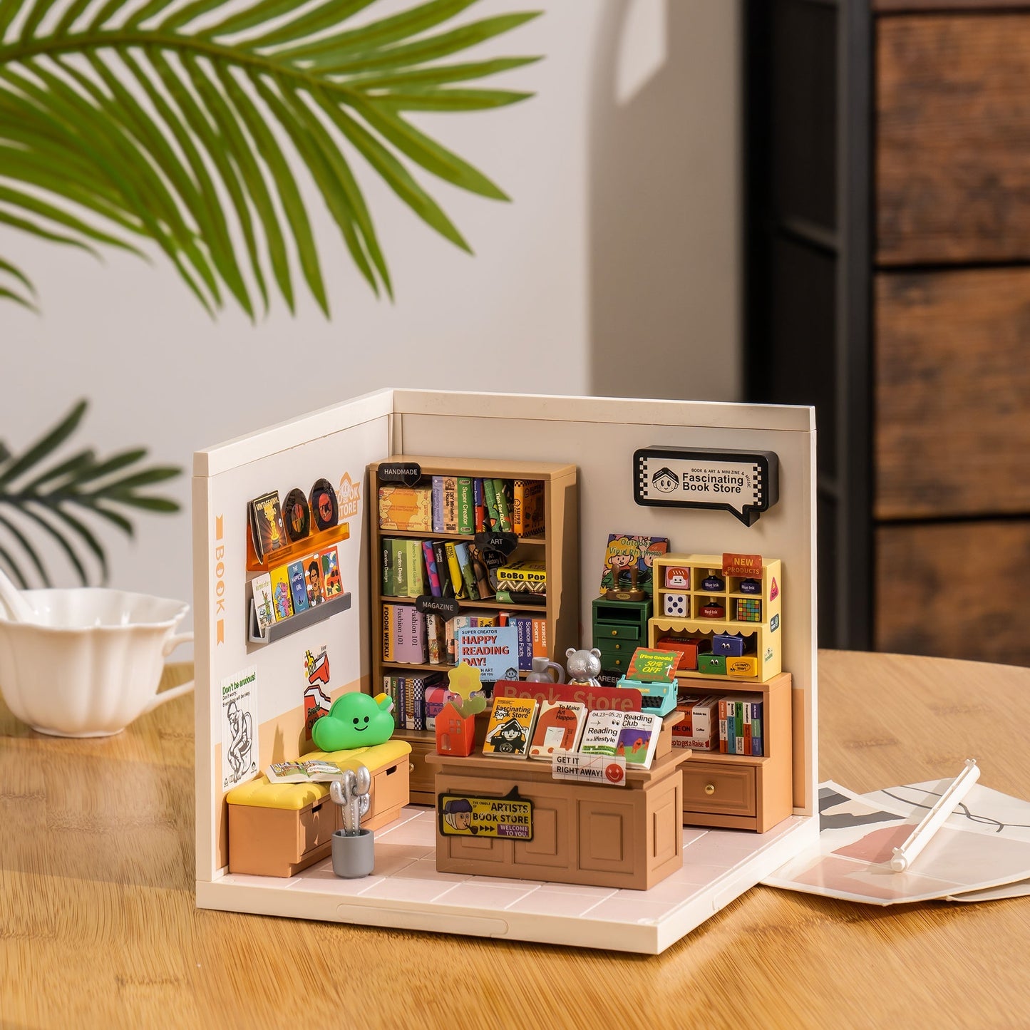 Fascinating Book Store Super Creator DIY Miniature Set - DIYative™