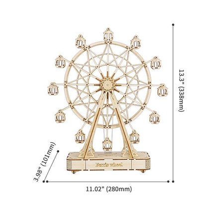 Ferris Wheel 3D Wooden Puzzle Music Box - DIYative™