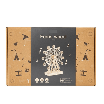 Ferris Wheel 3D Wooden Puzzle Music Box - DIYative™