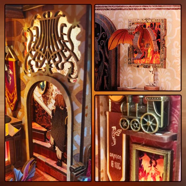 Flame Common Room DIY Book Nook Kit - DIYative™