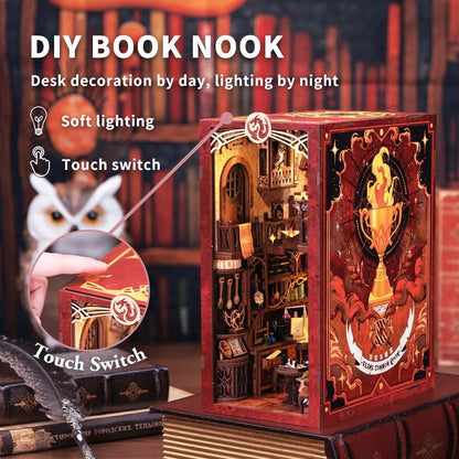 Flame Common Room DIY Book Nook Kit - DIYative™