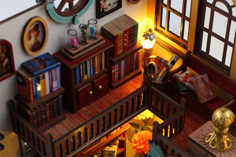 Grand Casa Magic Bookstore Book Nook - DIYative™