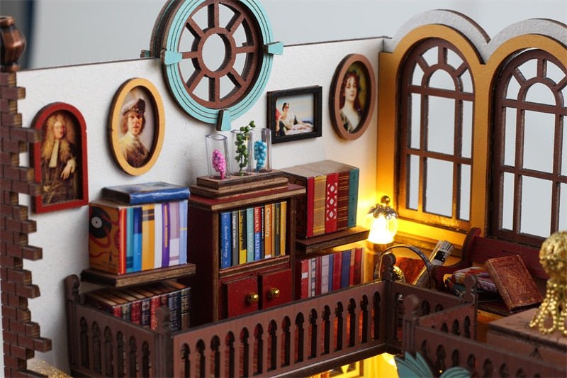 Grand Casa Magic Bookstore Book Nook - DIYative™