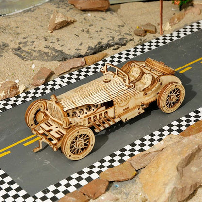 Grand Prix Car Scale Model 3D Wooden Puzzle - DIYative™