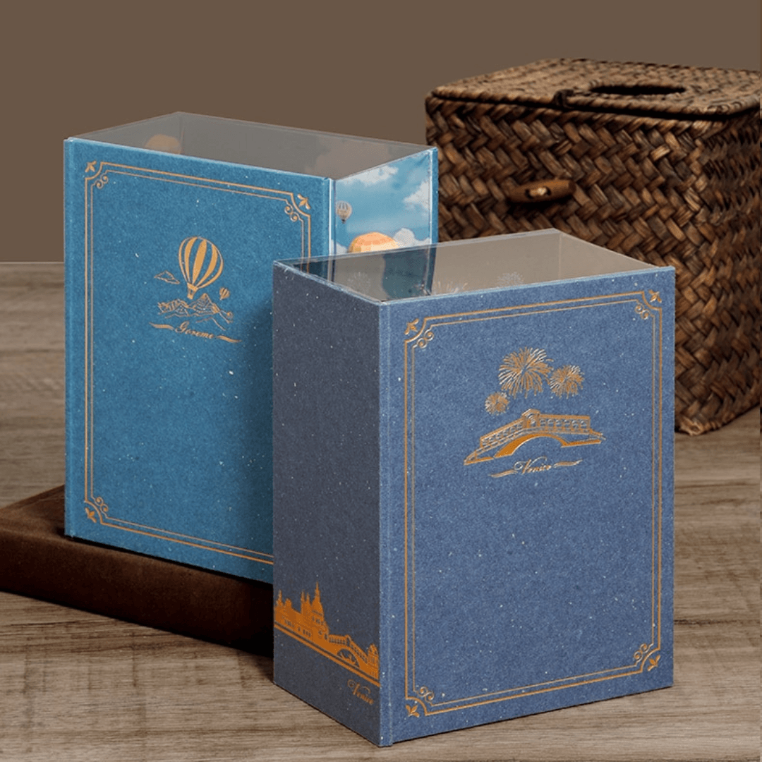 Hot Air Balloon & Journal of Venice Book Nook 3D Wooden Puzzle - DIYative™