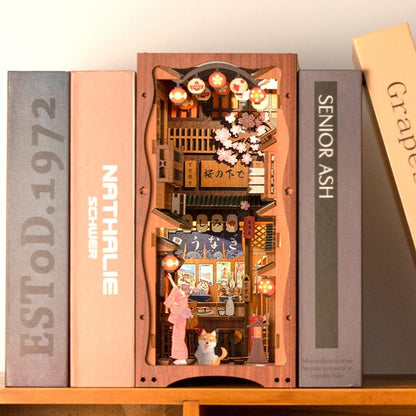 Japanese Izakaya Alley DIY Book Nook Wooden Puzzle - DIYative™