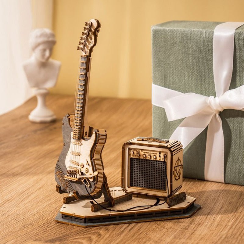 Magic Cello Mechanical Music Box & Music Instruments 3D Wooden Puzzle ...