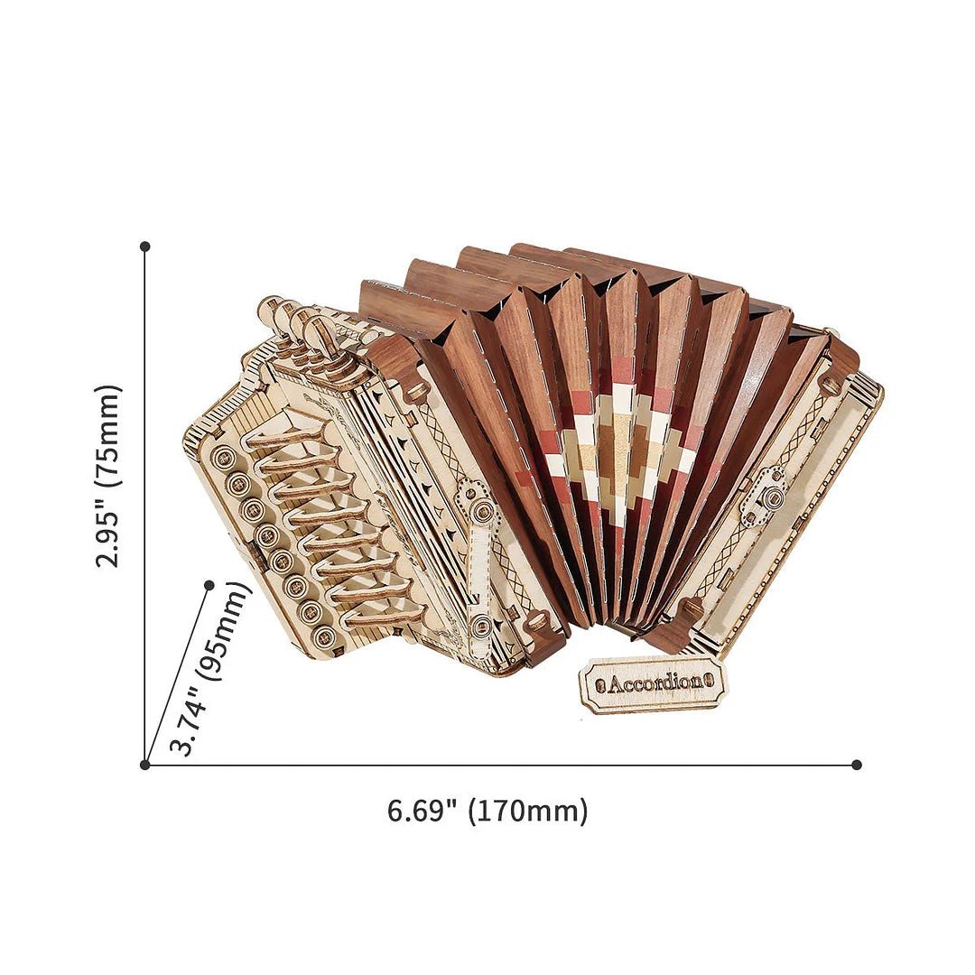 Magic Cello Mechanical Music Box & Music Instruments 3D Wooden Puzzle ...