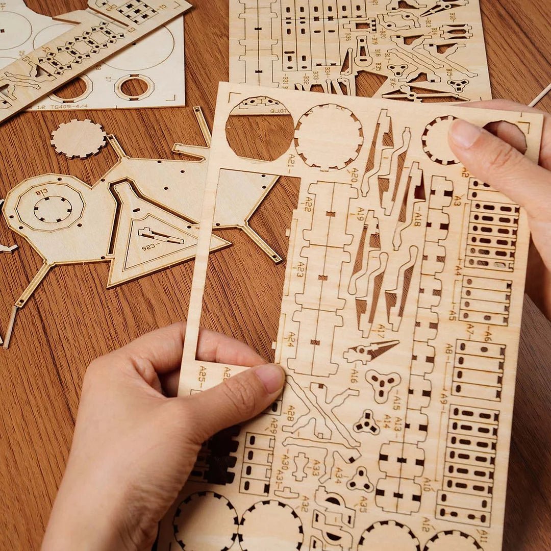 Magic Cello Mechanical Music Box & Music Instruments 3D Wooden Puzzle ...