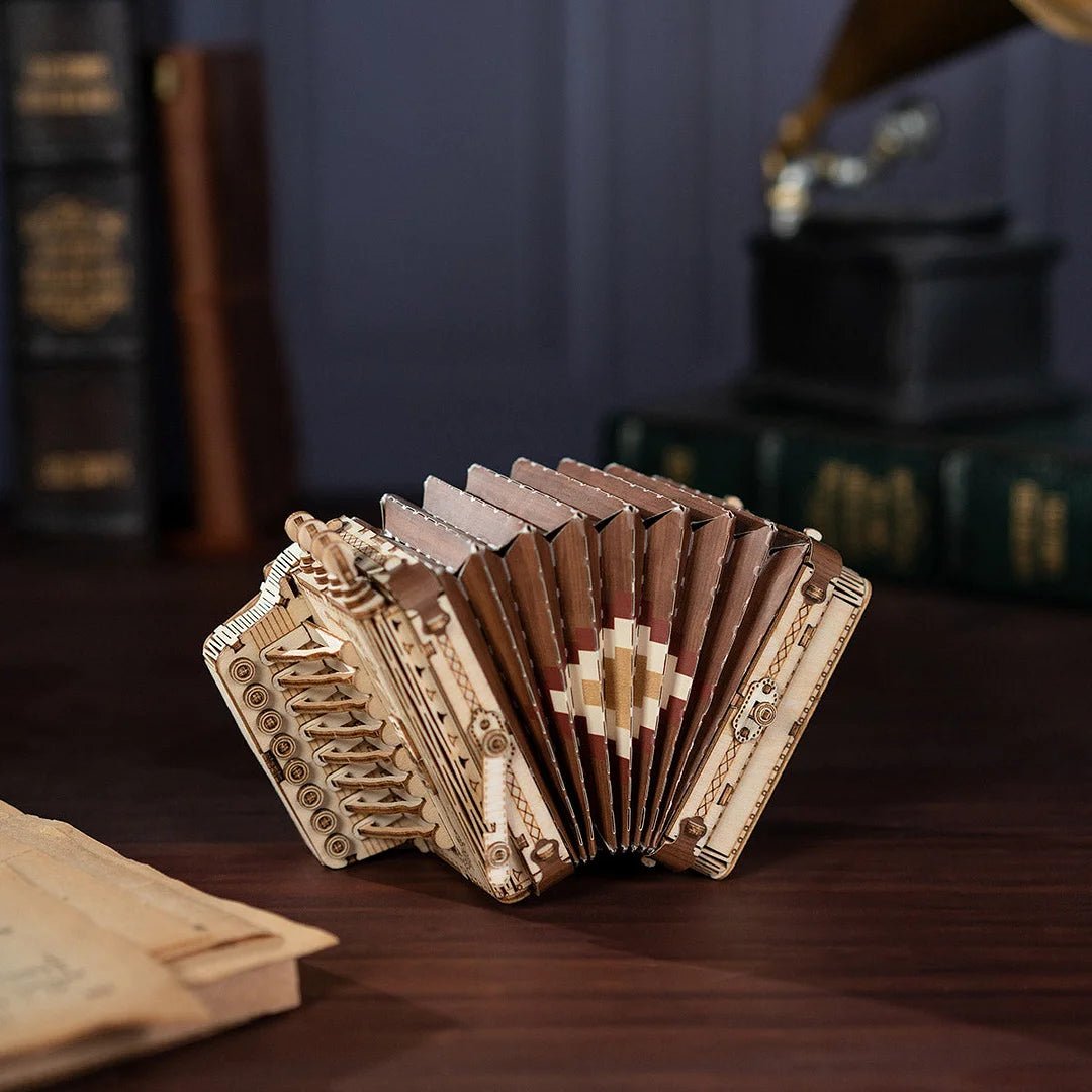 Magic Cello Mechanical Music Box & Music Instruments 3D Wooden Puzzle ...