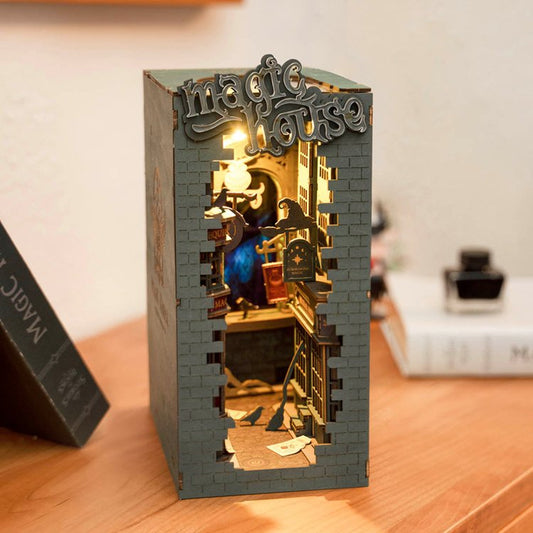 Magic House 3D Wooden DIY Book Nook - DIYative™