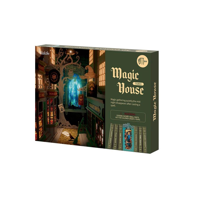 Magic House 3D Wooden DIY Book Nook - DIYative™