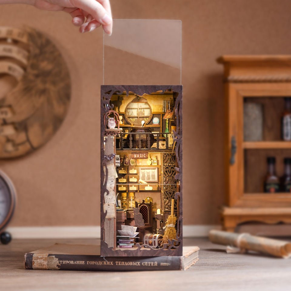 Magic House 3D Wooden DIY Book Nook – DIYative™