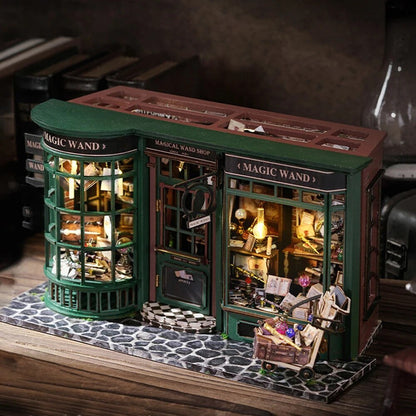 Magic Wand Shop Miniature Book Nook Kit - DIYative™