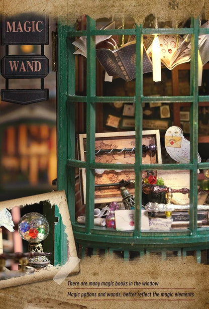 Magic Wand Shop Miniature Book Nook Kit - DIYative™