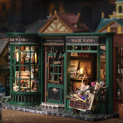 Magic Wand Shop Miniature Book Nook Kit - DIYative™