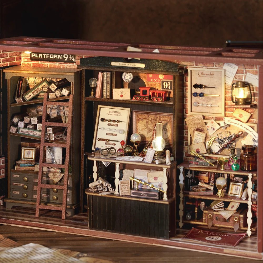 Magic Wand Shop Miniature Book Nook Kit - DIYative™