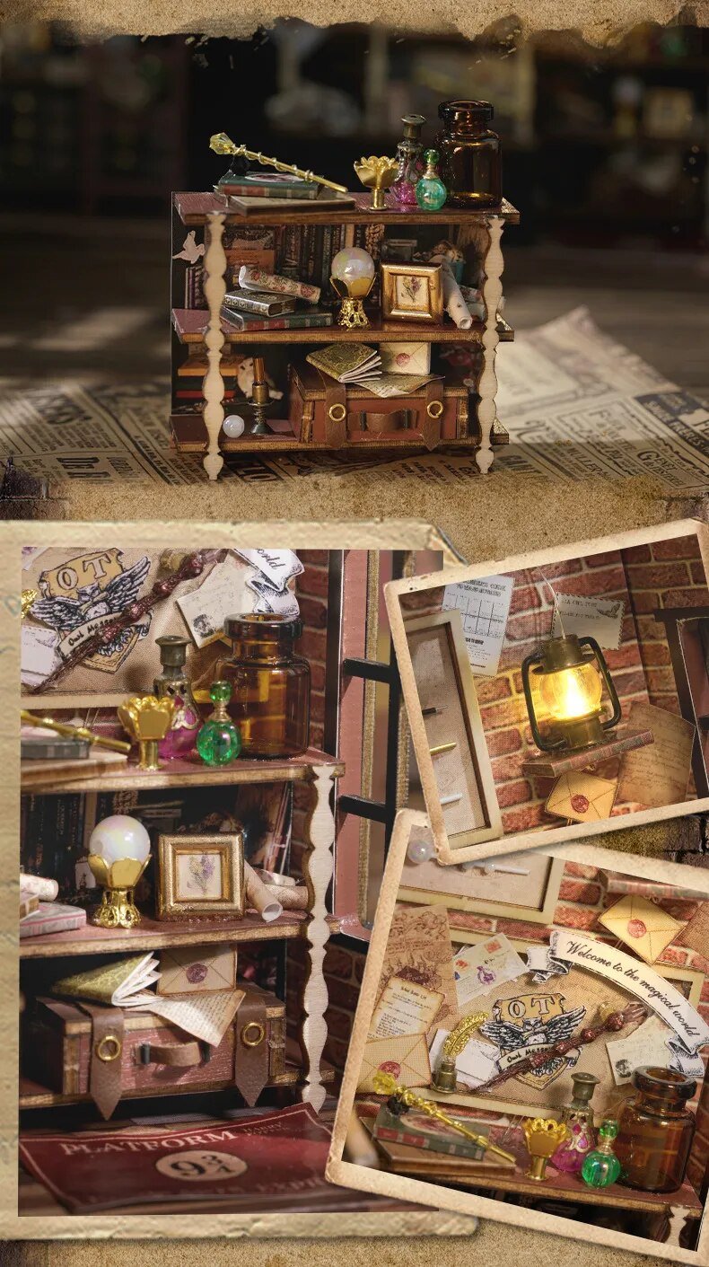 Magic Wand Shop Miniature Book Nook Kit - DIYative™