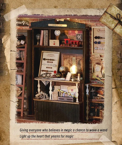 Magic Wand Shop Miniature Book Nook Kit - DIYative™