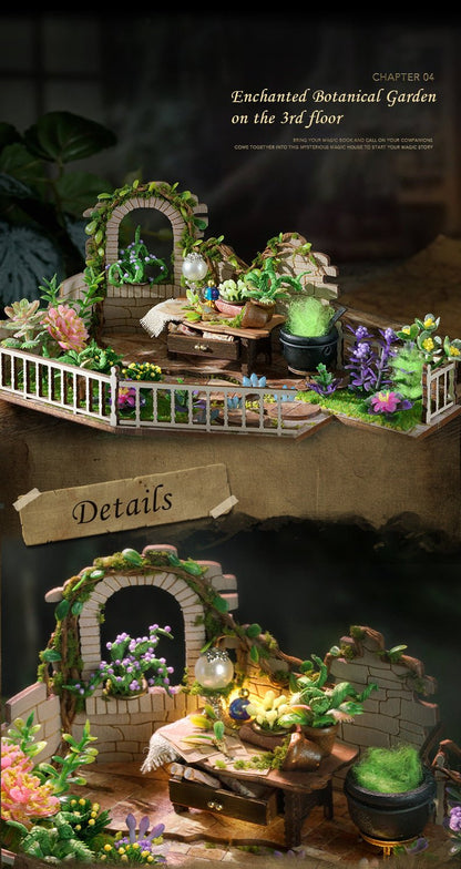 Magic Workshop Ruins Miniature Book Nook Kit - DIYative™