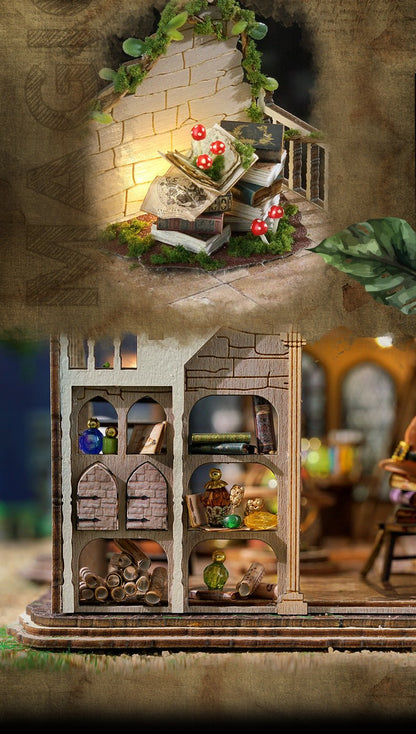 Magic Workshop Ruins Miniature Book Nook Kit - DIYative™