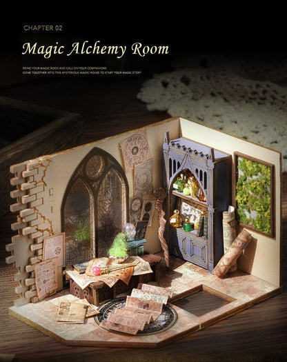 Magic Workshop Ruins Miniature Book Nook Kit - DIYative™