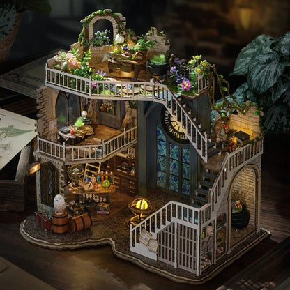 Magic Workshop Ruins Miniature Book Nook Kit - DIYative™