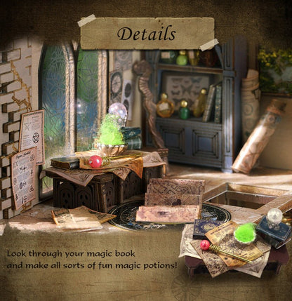 Magic Workshop Ruins Miniature Book Nook Kit - DIYative™
