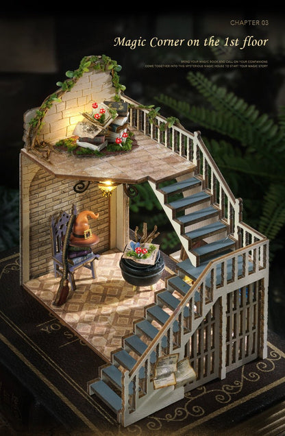 Magic Workshop Ruins Miniature Book Nook Kit - DIYative™