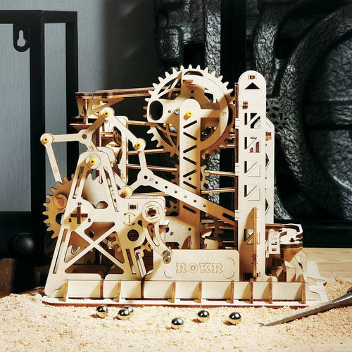 Marble Explorer Swingback Wall Marble Run MR-3 3D Wooden Puzzle - DIYative™