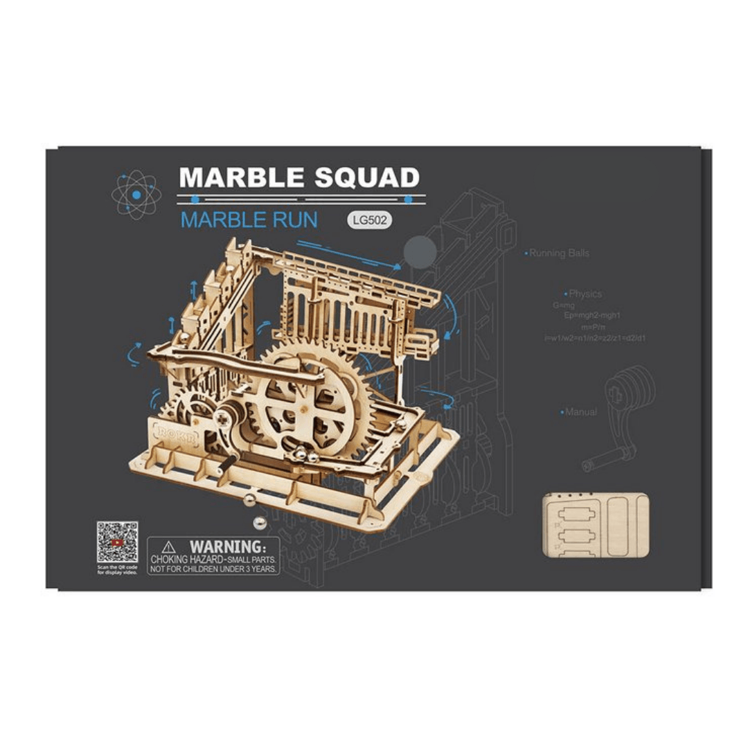 Marble Squad Trapdoors Marble Run MR-4 3D Wooden Puzzle - DIYative™