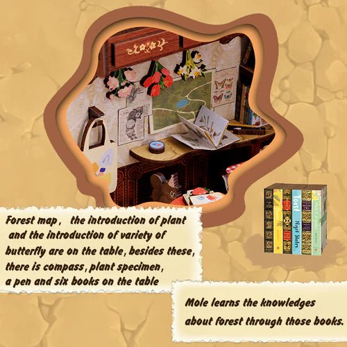 Mole's Apartment DIY Book Nook Kit - DIYative™